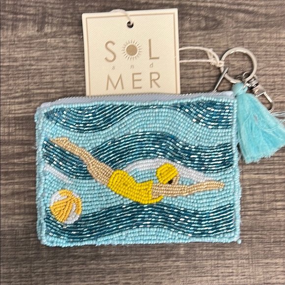 Sol and Mer Handbags - Sol & Mer | Beaded Swimmer Wallet